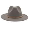 European And American Cashmere Top Hat Gold Ring Accessories Fashion Jazz Hat Four Seasons Popular Felt Hat Gentleman Lady Big Edge Hat (