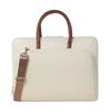 Shoulder Strap Business Laptop Bag with Handle Solid Color Portable Laptop Bags Simple Briefcase Laptop Shoulder Bag Travel