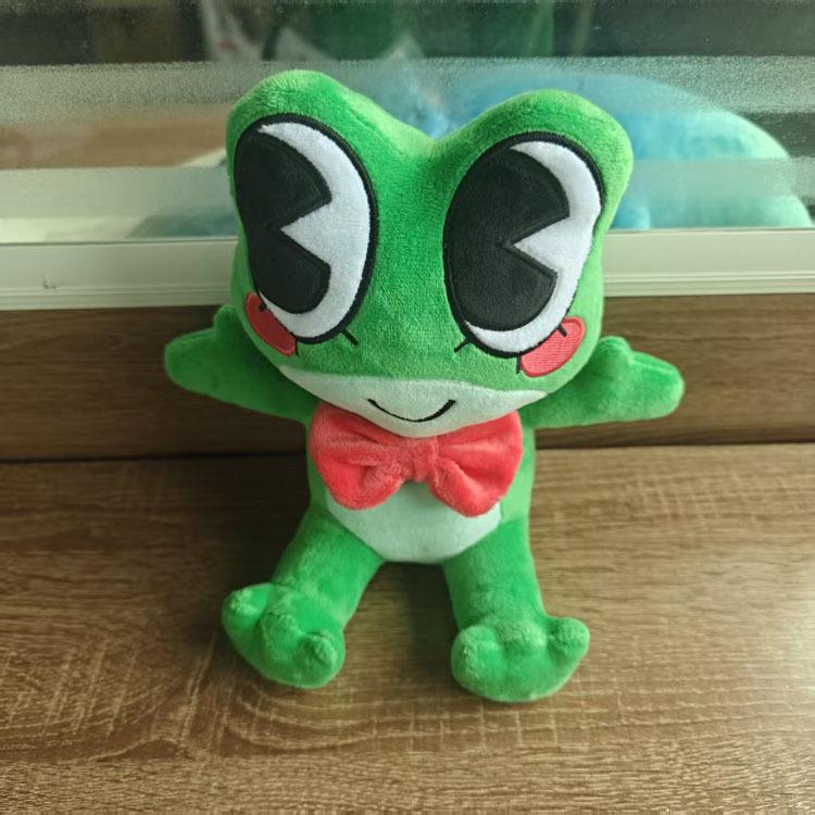 Bambole di Peluche Ranocchia Ranocchio di Cotone Periferiche Anime Collezione Bambole Morbide Decorazione Stanza Giocattolo Regali di Compleanno per Bambini Nuovo 22-30cm green