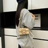Mini Funny Square Bag PU Contrast Color Crossbody Bag Sweet Camera Shoulder Bag  Outdoor