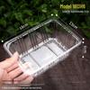Disposable Transparent Plastic Fruit Container, Lidless