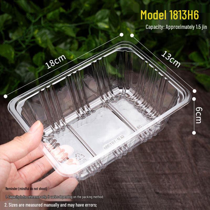 

Disposable Transparent Plastic Fruit Container, Lidless