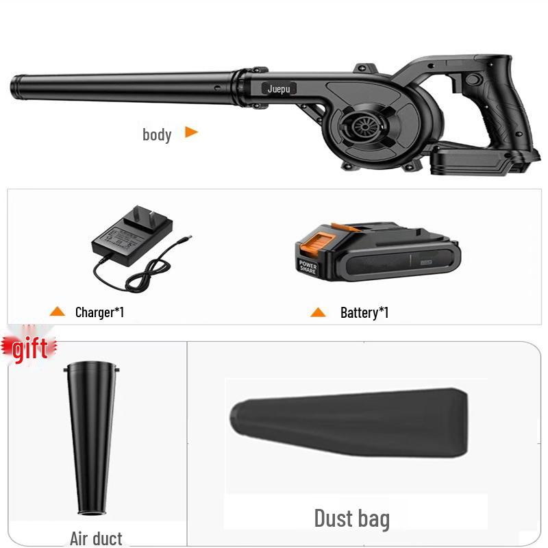 High-Power Rechargeable Lithium Battery Blower for Dust Removal and Vacuuming in Homes, Computers, and Cars