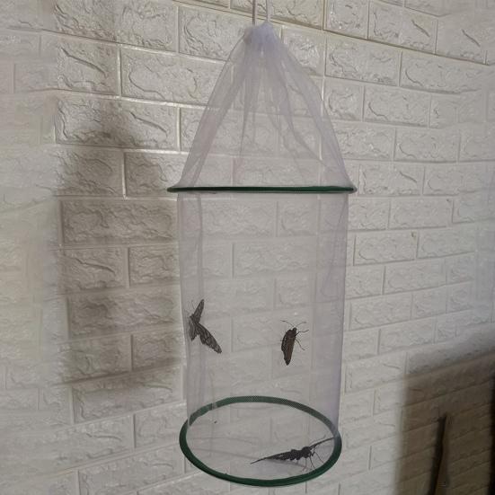 Yousheng Butterfly Experiment Cage Handheld Easy Storage Folding Breathable Transparent Feeding Portable Observation Ventilated Butterfly Habitat