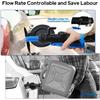 Portable Transfer Pump Battery Operated For Gas, Fuel, Diesel, Water, Gas Siphon Pump For Gasoline 2.4 GPM Flow With 3 Adapters For Cars,