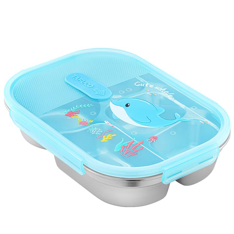 Tafuco 316L Stainless Steel Kids Lunch Box with 5 Compartments