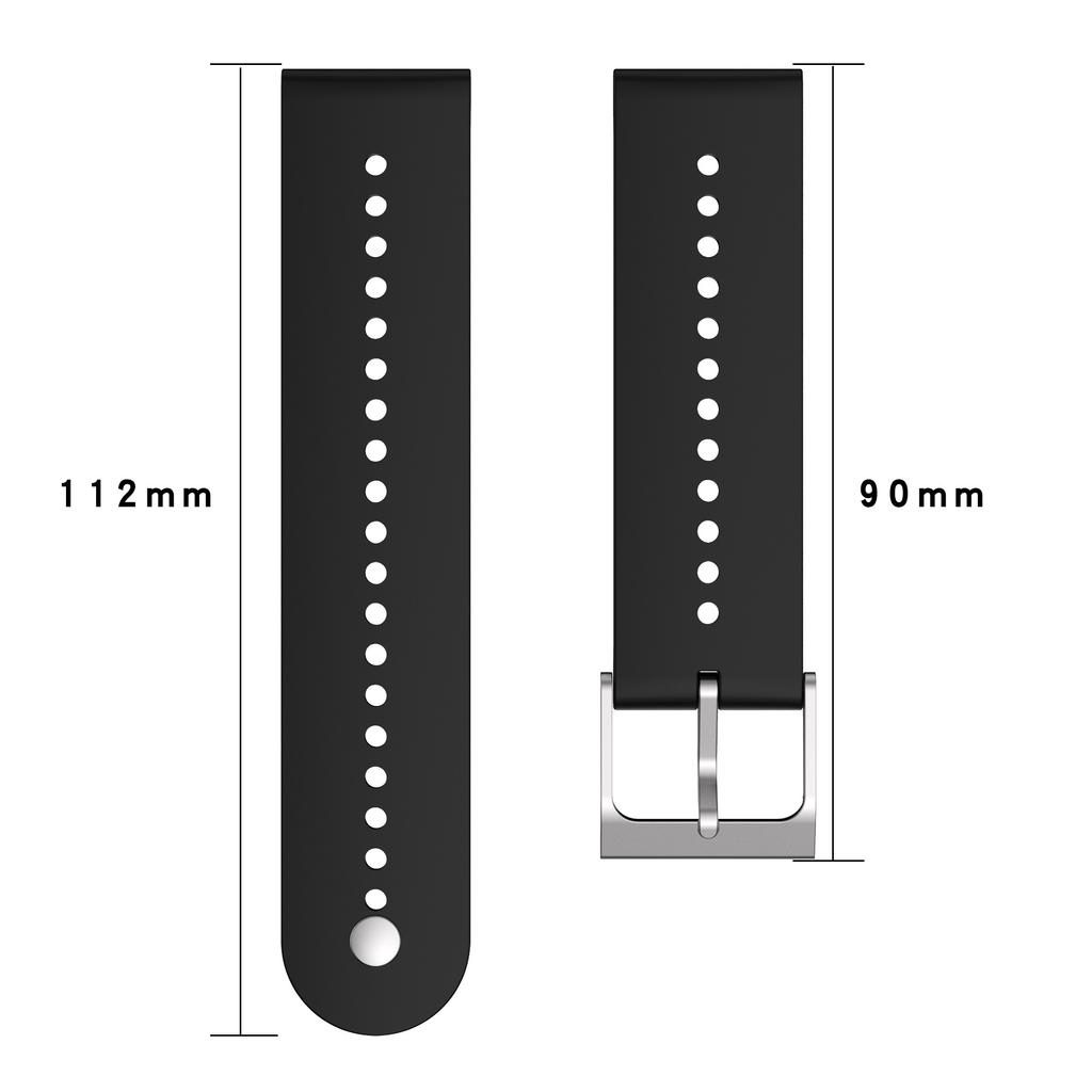 22MM SILICONE STRAP Compatible with Suunto 5 Peak MULTICOLOR translucent band for Suunto 9 Peak Watchband Bracelet accessories