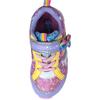 4957 Double Star Luminous Unicorn Girls Kids Sneakers [Double Star] (Purple/Purple (02), 16cm)