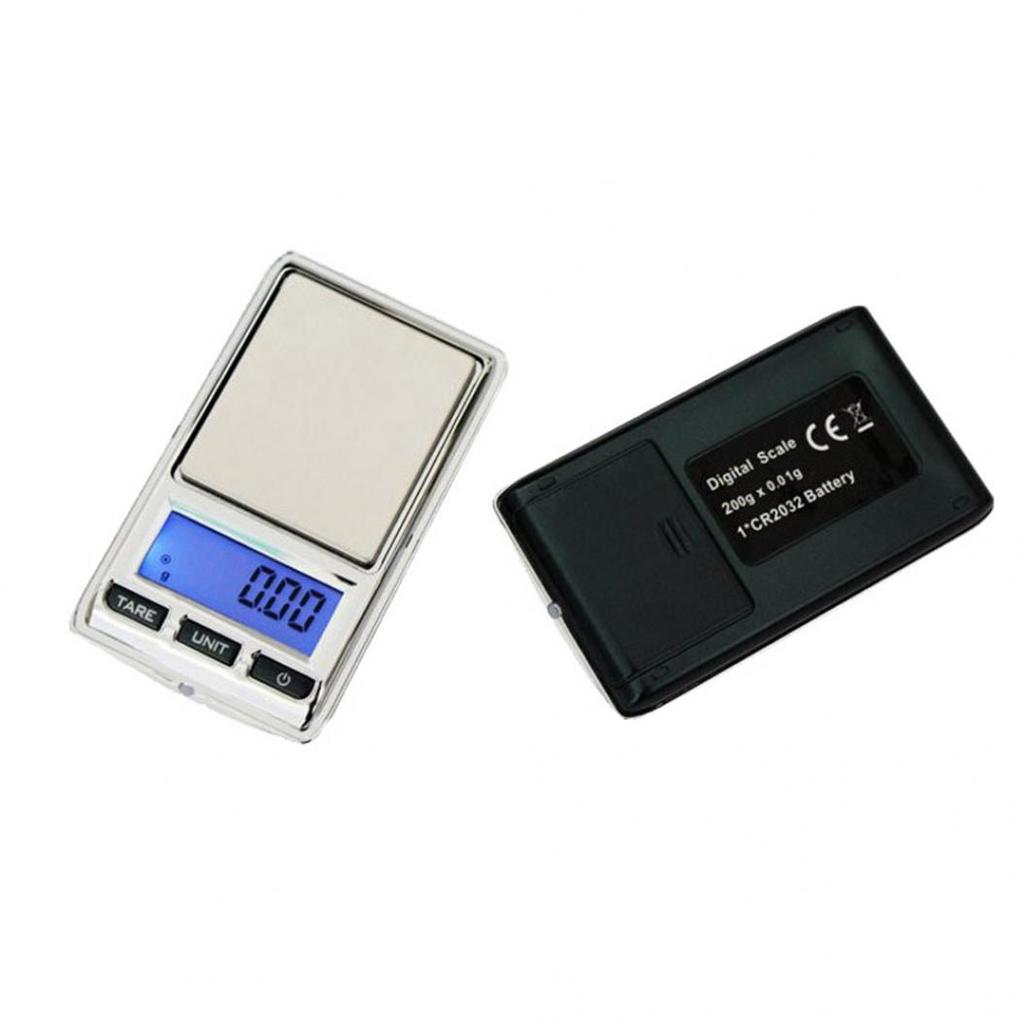 100g/0,01g 200g/0,01g Mini Digital LCD-ficka elektronisk smyckevåg