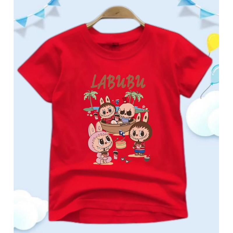 Virus Labubu Beach Children's T-shirt
