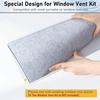 Pack of 3 Air Conditioning Window Insulation Foam Boards with Adhesive for Air Conditioning Sealing Set Noise Reduction