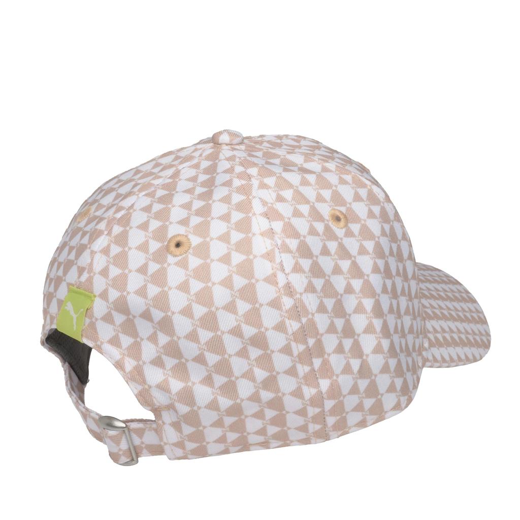 PUMA Alabaster Golf Size with a Monogram AOP Women's Cap, 025780, Logo.