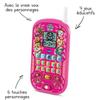 VTECH - PAT PATROUILLE - Smartphone Éducatif Rose - 6 activités éducatives - Appels et messages vocaux