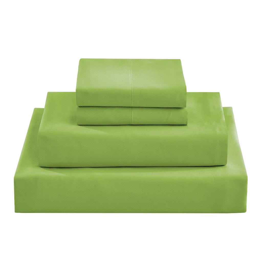 4pcs Bed Sheet Set Dust Proof Bedsheet Skin-friendly Soft Breathable Flat Sheets Anti Slip Fitted Sheets Mattres Protector Set Bedding Sets