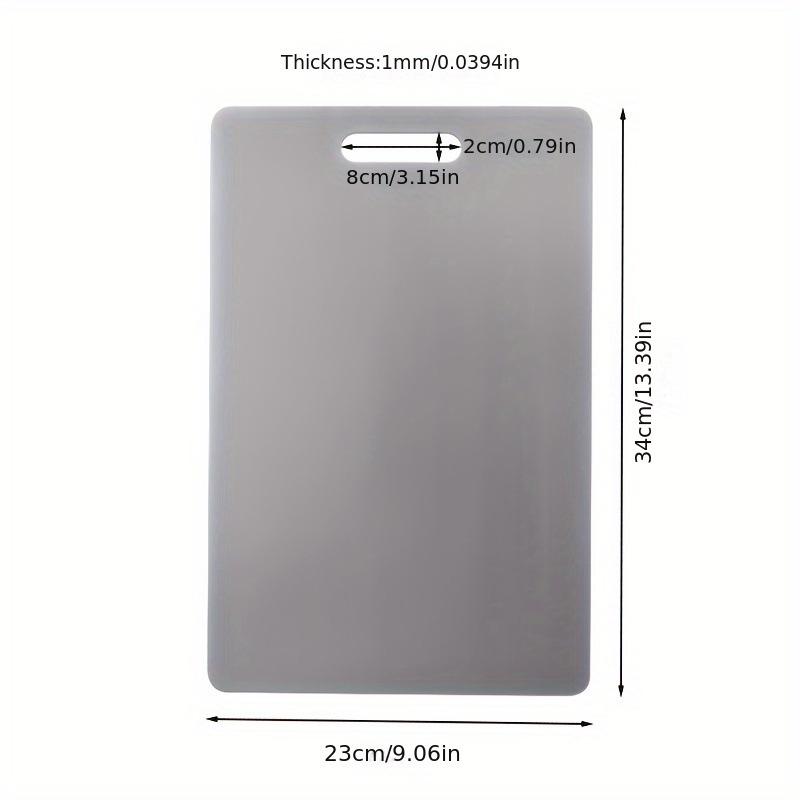 Stainless Steel Non-slip Thick Cutting Board - Large, Anti-mold, Needle Design for Household Use