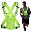 Elastic Cycling Reflective Vest Safety Cycling Safe Jacket Reflective Running Vest  Running Gear