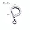 Small Size Key Chain Buckle Titanium Alloy Spring Connecting Buckle  DIY Accessories