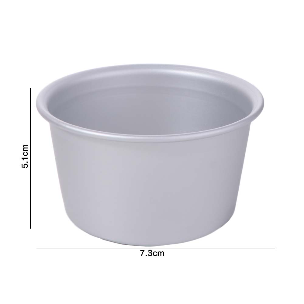 5Pcs Aluminum Zinc Zinc Alloy Nonstick Cupcakes Cup Small Tin Cake Mold Pan  Pastry Preparation