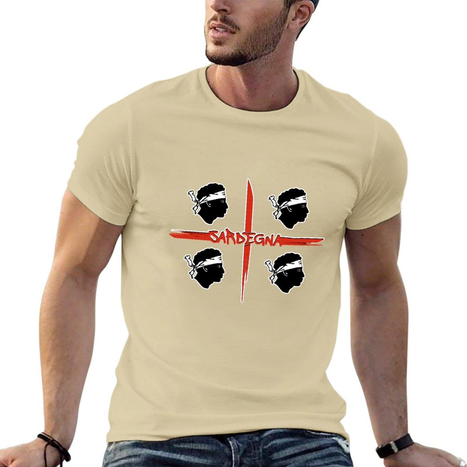

Sardegna - Sardinia - Sardinia flag - Bandiera Sarda 4 Mori Paint brush strokes T-Shirt for a boy mens t shirts S