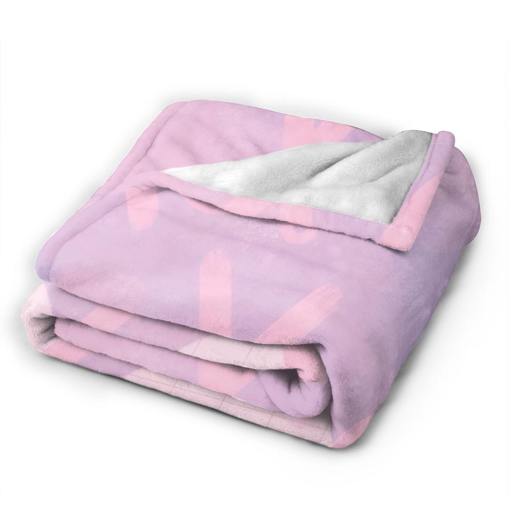 Super Warm Blanket Camping TV XO Kitty Kim Min Ho Bedding Throws Flannel Bedspread For Home Decor Fluffy Sofa Bed Cover