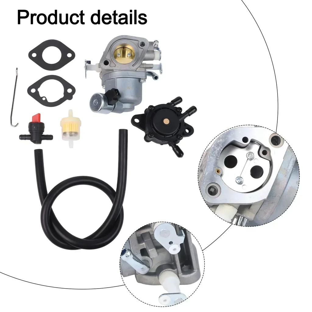 For Engine Repair Carburetor Kit Lawn Mower Improved Fuel Efficiency Steel Material Versatile Application Compatible Replacement