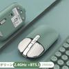 M203 2.4GHz USB Wireless Bluetooth 5.1 Mouse, Ultra-Thin, Quiet, Rechargeable, Wireless, Compact, Lightweight, Compatible with iPhone, iPad, MacBook,