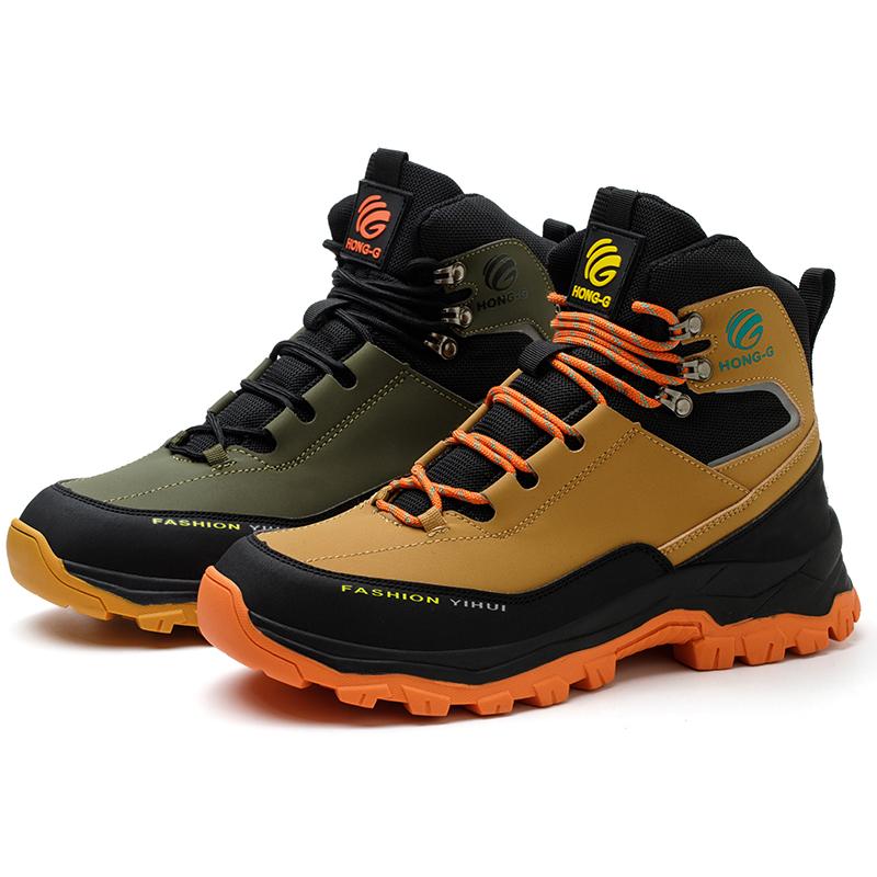 Indestructible Shoes for Men Work Boots Puncture Proof Safety Work Shoes for Men Anti-slip Labor Shoes Steel Toe Cap Sneakers