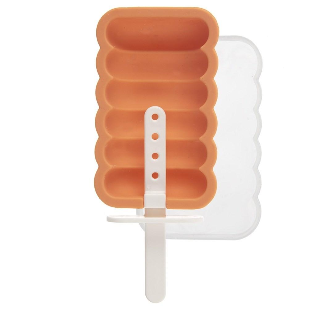 Foremka na lody sorbet forma do lodów na patyku silikonowa z pokrywką TWIST ORION 151799