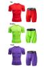 Men's Quick-Dry Athletic Two-Piece Set: Breathable, High-Elastic Short-Sleeve Top & Shorts