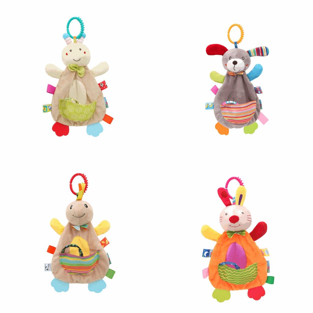 Baby Plush Animal Rattle Toy With Music Sound For Newborn Sleep Comfort
