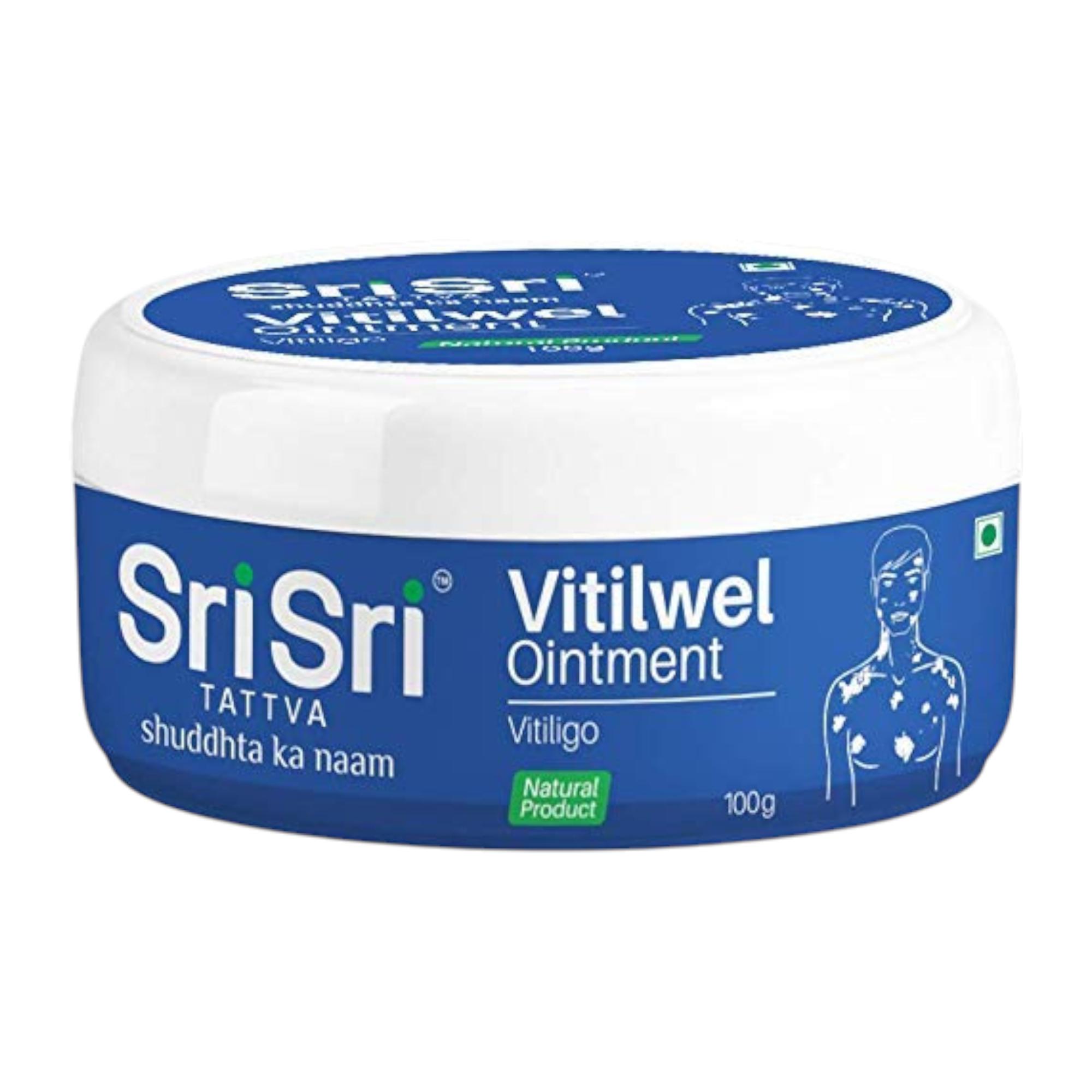 Sri Sri Tattva Vitilwel Ointment 100 g Pack Of 1 For Depigmented Patches Repigmenting Skin Care