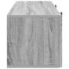 Wall Mounted TV Cabinet Grey Sonoma 78.5 X 31 X 30 Cm
