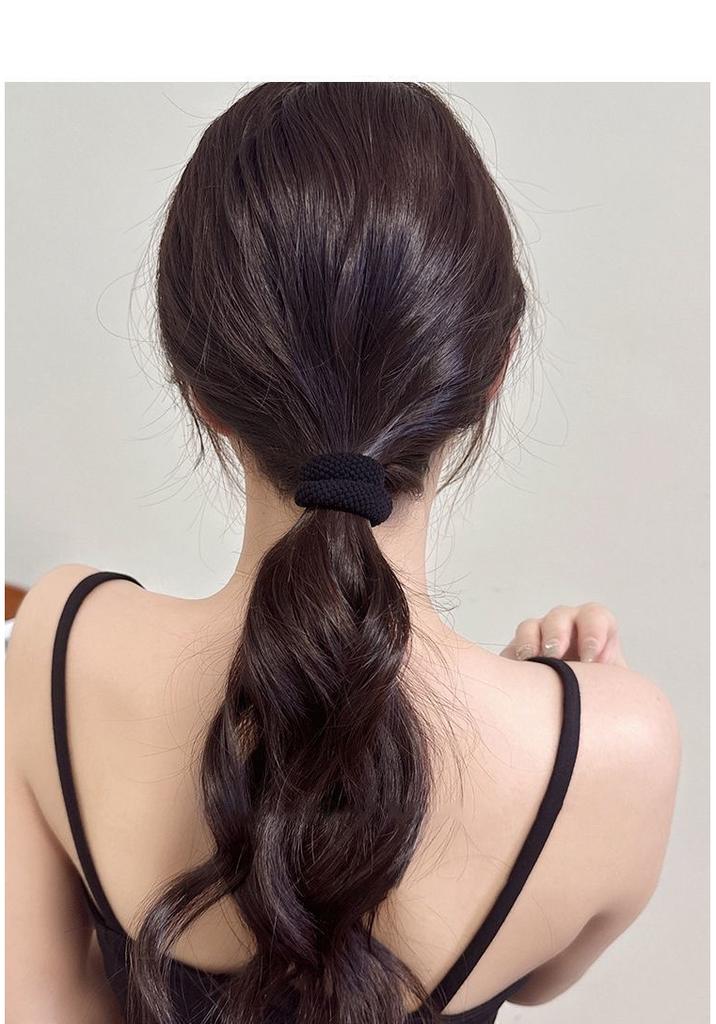 5/10 Mix Color High Elasticity Thickened Versatile Simple Scrunchies Hair-Friendly (Random Color) Hair Ties Hair Rope 2026