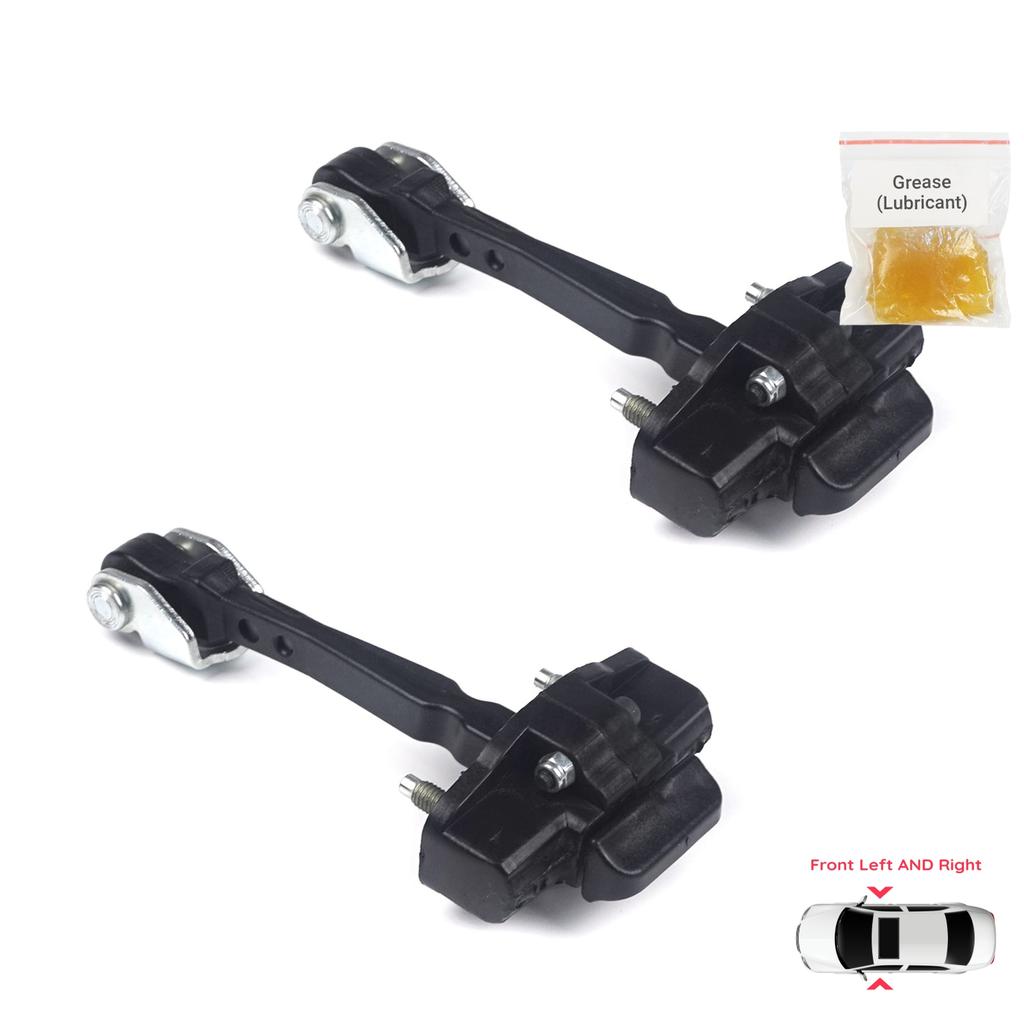 BDP755-1 2 Pieces Front Left AND Right Door Catch Hinge Brake Stop Check Strap Limiter for Renault Dacia Lodgy Dokker 2012-2022 804304825R 
