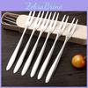 Stylish Stainless Steel West Tableware Fruit Forks Small And Safe For Fruit And Cake Eating
