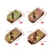 Metal Nut U-Style Mounting Clip with Thread M8-M6-M5-M4 Reed-Nuts for Car Motorcycle Clip-On- Nut U-Type Fasteners Nut