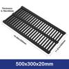New High Strength Trench Cover Resin Plastic Black Sewer Trench Plate Grid Rectangular Grates Drainage Kitchen