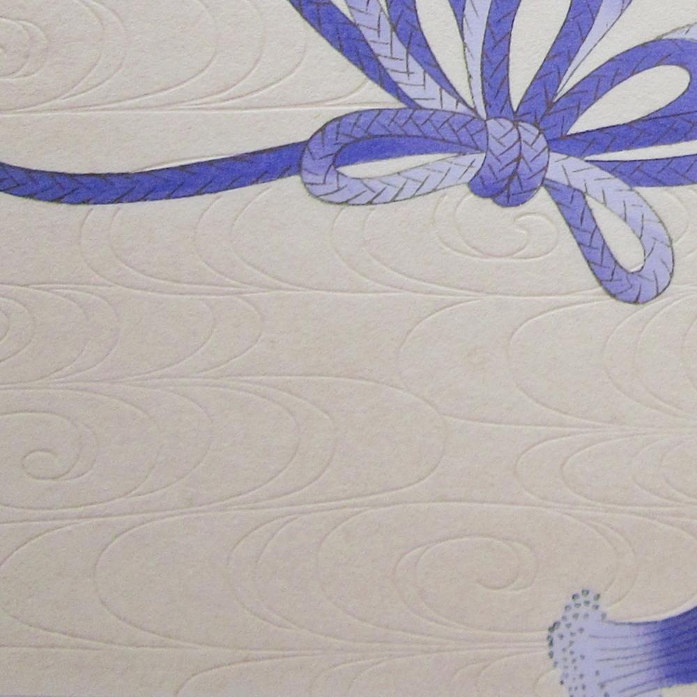 [USED] Woodblock print, knot pattern, shell matching