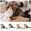 Plush Cat Lifelike Cat Plush Toy Stuffed Aniamls Simulation Cat Toy Stuffed Cat Doll  Home Decor