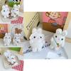 Soft Carrot Bunny Plush Keychain Adorable Gift And Backpack Accessory