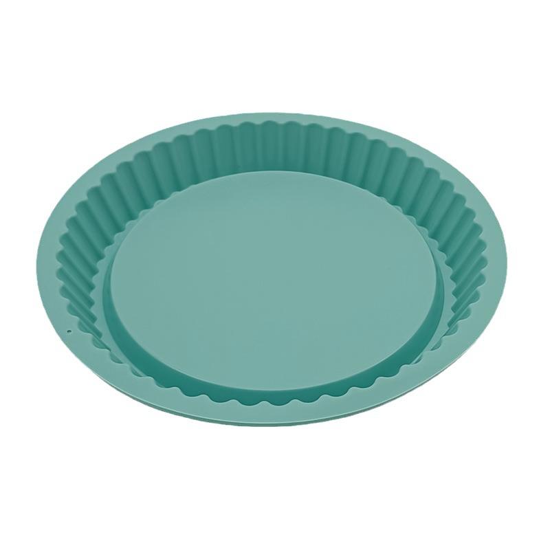 1pc 10inch High-Temperature Silicone Cake Mold for Easy Baking - Round Shape- Perfect for Cakes and Pizzas