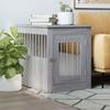 VidaXL Dog Cage Furniture, Dog Kennel with Lockable Door, Dog House, Living Room Side Table, 838321