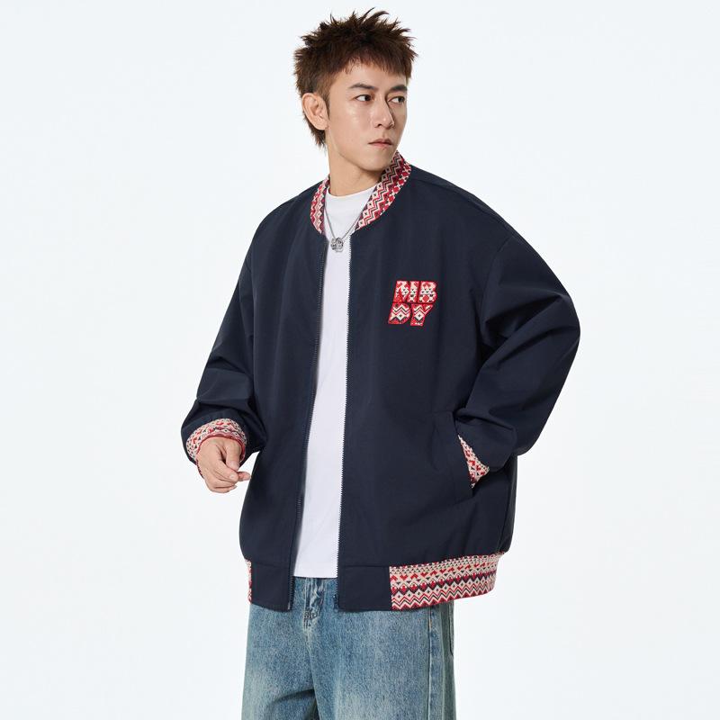 Jacket Men's Baseball Suit Autumn and Winter New Jacket Loose Casual Fashion Handsome New