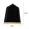 Islamic Prayer Rug Travel Portable Home Floor Embossing Worship Kneel Carpet