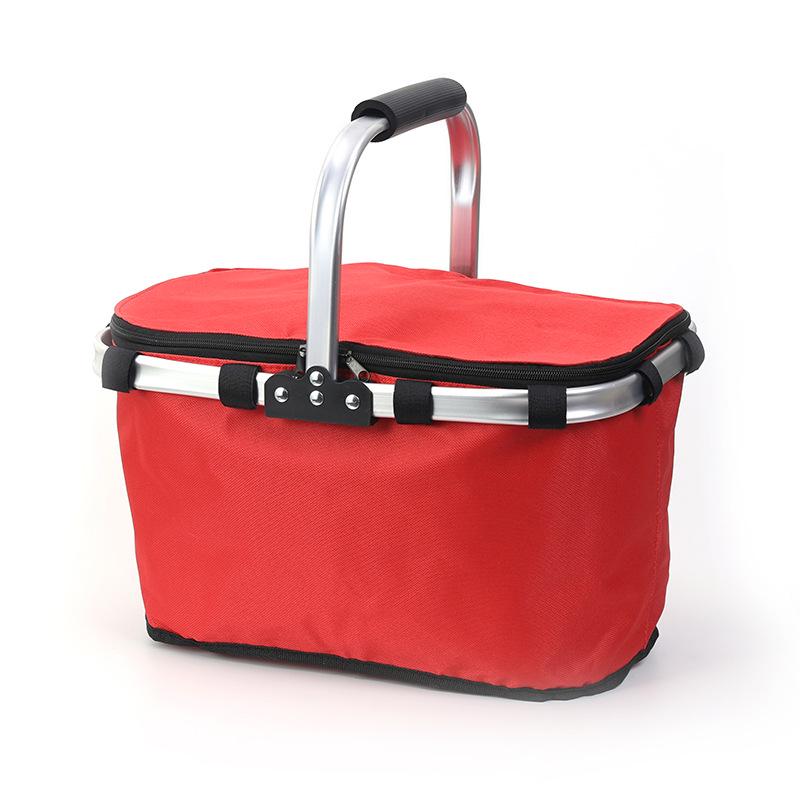 

Large Insulated Picnic Basket with Foldable, Portable Design for Outdoor Use and Camping