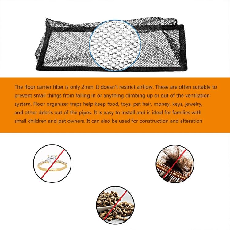 Air Vent Filter Mesh Catcher Kitchen Floor Register Trap Keeps Pet Hair Out Kitchen Bathroom Supplies