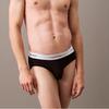 Calvin Klein Comfortable Solid Color Letter Waistband Mid-Rise Triangle Underwear Men Underwear 000NB3962A-MP1