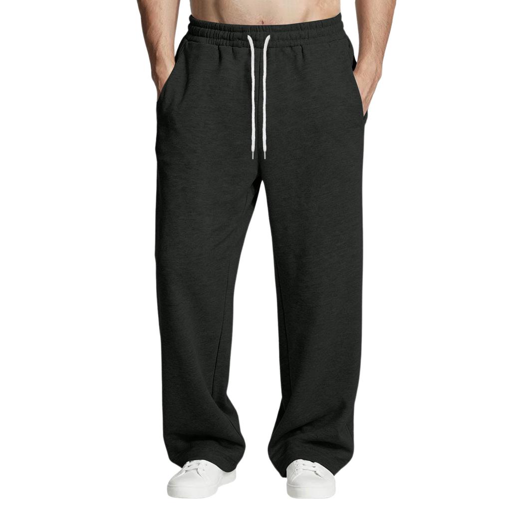 Men's Relaxed-Fit Casual Sweatpants With Stretch Waistband And Drawstring