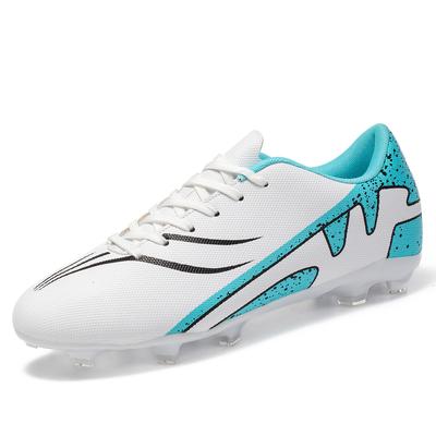Messi Football Shoes Low-top Genuine Adult Men's and Women's AG Spikes Student Children's Sneakers Boys and Girls Summer Putian Shoes