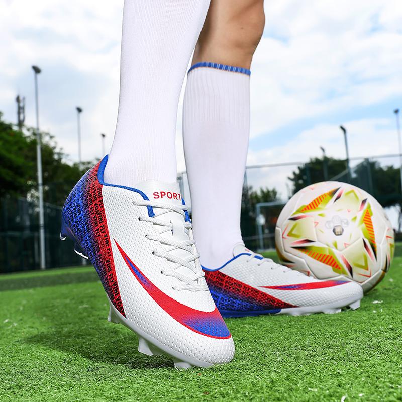 Herren Fußballschuhe High-Top Fußballschuhe, Outdoor Atmungsaktiv Athletisch Professionelle Stollen Jugend Jungen Fußballschuhe Unisex